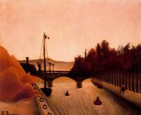 Henri Rousseau - Footbridge at Passy